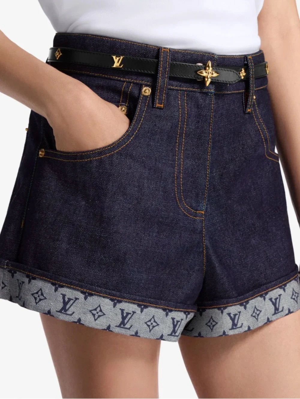 Louis Vuitton Flowerstud Belt